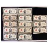 Series 1928G $2 U.S. Notes- Red Seal