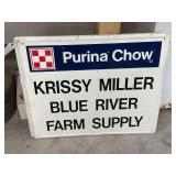 Purina Chow Single Sided Aluminum Signs