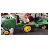 John Deere Pedal Tractor with Wagon
