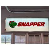 Snapper Lighted Sign