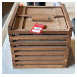 Primitive Wooden Egg Crate
