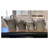 Vintage Galvanized Watering Cans