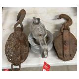 Vintage Pulleys