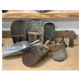 Vintage Feed Scoops