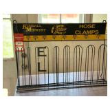 Kimball Midwest Hose Clamps Display Rack