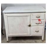 Primitive Hoosier Cabinet Bottom