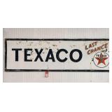 Texaco Single Sided Sign