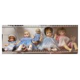 Five Vintage-Style Baby Dolls