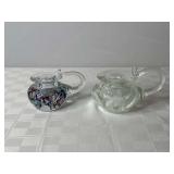 Zimmerman Art Glass Candleholders