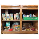Figurines, Ashtrays, and Boxed Items