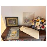 Thomas Kinkade Bouquet with Certificates and Books