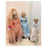 Danbury Mint Porcelain Dolls