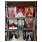 Holiday and Millennium Barbie Dolls
