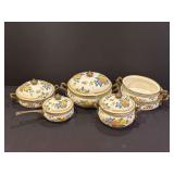 ASTA Germany Floral Ceramic Cookware Set