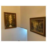 Signed River Landscape Oil Paintings