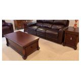 Thomasville Three-Piece Matching Coffee Table and End Tables Set