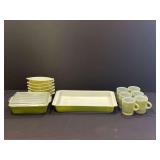 Pyrex Green Collection