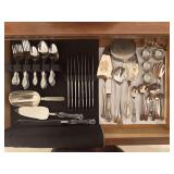 Stainless Steel Flatware Set With Monogram G