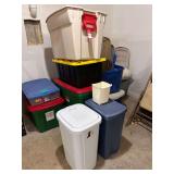 Plastic Storage Tote and Bin Assortment