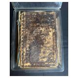 1676 German Bible, Leather Bound
