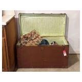 Metal Storage Trunk with Latch and Hardware