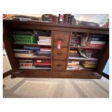 Books, Electronics, and Supplies From Cabinet