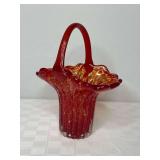 Zimmerman Art Glass Basket