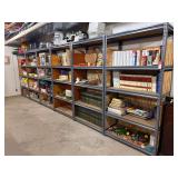 (6)Metal Shelving Units 36x18x72 In