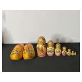 Dutch Wooden Clogs and Russian Nesting Dolls