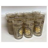 12 Kentucky Derby 1974 100th Anniversary Glasses