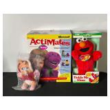 Tyco Tickle Me Elmo, ActiMates Barney, Miss Piggy