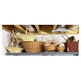 Decorative Wicker Baskets Lot