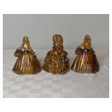 Wheaton Southern Belle Carnival Glass Figurines