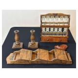 Wooden Tableware and Spice Rack