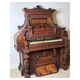 J. Estey & Co. Cottage Organ Brattleboro VT 1869
