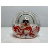 Zimmerman Art Glass Bicentennial Paperweight