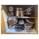 Stainless Steel Kitchenware and Flatware Set