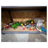 Toy Tractors, Trucks, and Assorted Vehicles Lot