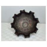 Fenton 9.5" Persian Medallion Glass Footed Bowl