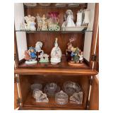 Porcelain Figurines and Crystal Dishes Collection