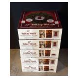 Five-Pack Lillian Vernon 20" Holiday Wreaths