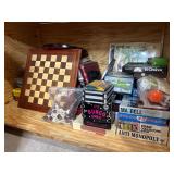 Board and Card Game Lot with Chess Set