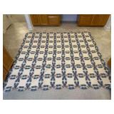 Vintage Double Wedding Ring Quilt