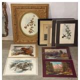 Framed and Matted Nature Prints
