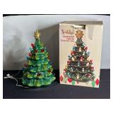 Nostalgic Handpainted Light Up Christmas Tree