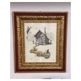 Bonnie Shields Signed Print Smoke House 139/1000