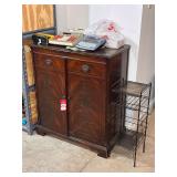 Office Supply Lot With Cabinet and Electronics
