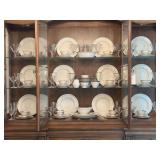 Théodore Haviland New York Shelton Platinum China and Crystal Set