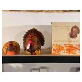 Bountiful Harvest Turkey Decor Set with Box