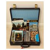 European Travel Booklets in Suitcase